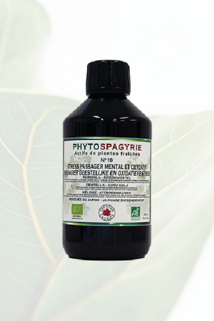 Phytospagyrie N°19 Stress passager mental et oxydatif Bio